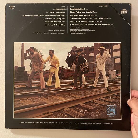 The Temptations - Greatest Hits II LP vintage vinyl record - Picture 2 of 4